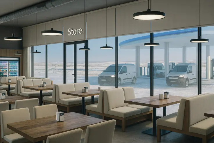 Vista aérea de la planta completa