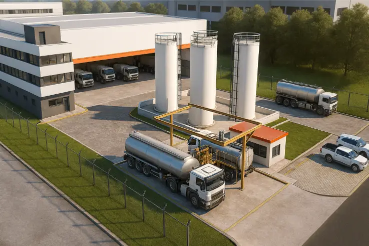 Paneles solares en el campo